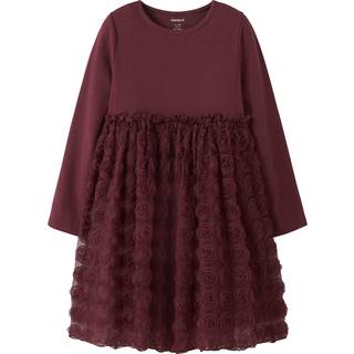 NAME IT Kjole Sykia Burgundy