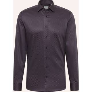 SLIM FIT Shirt in burgundy printed