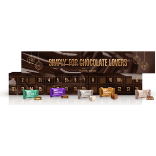 Simply Chocolate - Chokolade Julekalender, Brun