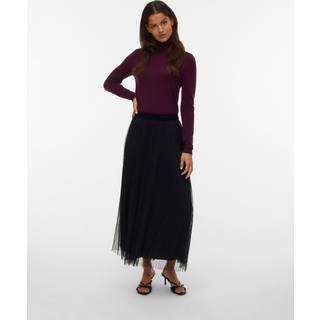 Vmpearl Mellemhøj Talje Lang Nederdel