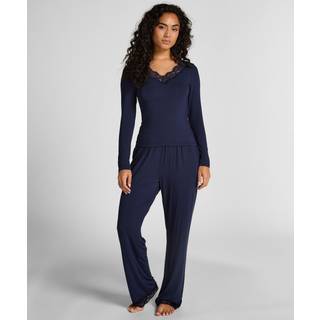 Hunkemöller Pyjamassæt Blå - M