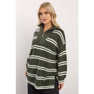 Yours Curve Yours Curve Quarter Zip Jumper