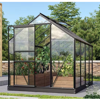 Vitavia Venus 5000 Sort Drivhus 3mm Delt Glas