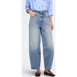 Onlfrankie Høj Talje Barrel Fit Jeans - XS/34
