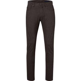 Pierre Cardin Herren Hose braun meliert
