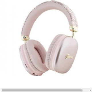 Guess G Cube Metallic Script Logo On-Ear trådløse hovedtelefoner - pink