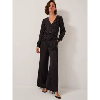 Monsoon Monsoon Black Margo Hotfix Long Sleeve Blouse