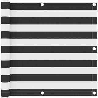 altanafskærmning 90x500 cm oxfordstof antracitgrå og hvid