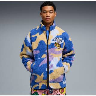 PUMA Commissioner Dylan Polar Fleece Jacket Men, Clothing, Canvas/Aop, L