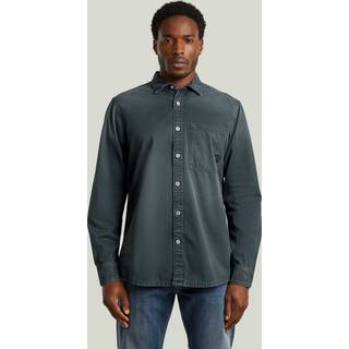 Regular One-Pocket Shirt - Black - Men