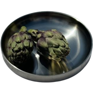 Tallerken i rustfrit stål | 21 cm