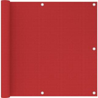 altanafskærmning 90x500 cm HDPE rød