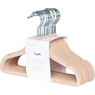 3 Sprout Velourbøjle (15 stk.), Hasselnød