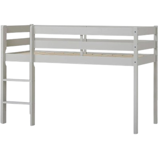 Hoppekids ECO Comfort  Halvhøj Højseng 70x160, Duegrå