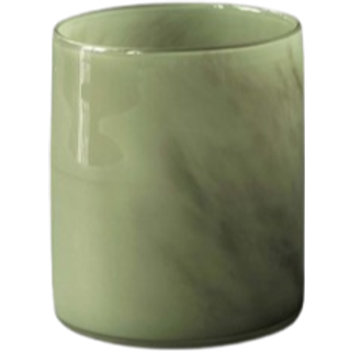 Tell Me More Lyric Lysestage M Olivengrøn - Fyrfadsstager Glas Olive Green - 173291