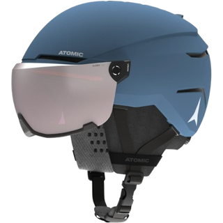 Atomic Savor Visor, skihjelm med visir, junior, blå