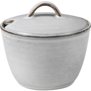 Håndlavet sukkerkrukke Nordic Sand