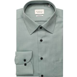 MODERN FIT Shirt in sage green structured