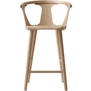 &Tradition In Between Barstol Sk7 Olieret Egetræ - Barstole Finér Hvid Eg - 134341