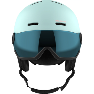 Salomon Orka Visor, skihjelm med visir, junior, lyseblå
