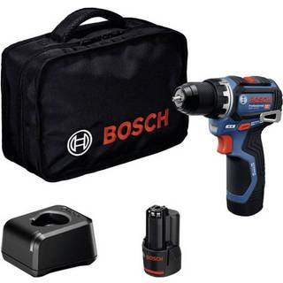 Bosch Professional GSR 12V-32 Bore-/skruemaskine med 2 stk. 2,0Ah batteri, lader og taske