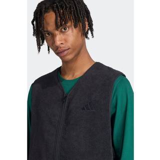adidas adidas Black adidas Future Icons Small Logo Low Pile Fleece Gilets