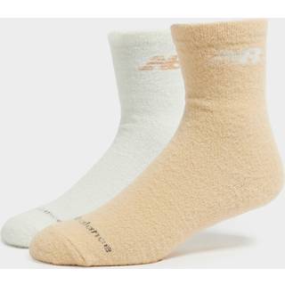 New Balance 2-Pack Cosy Socks, Hvid - 43 - 46