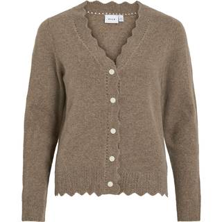Vinikolina V-udskæring Strikket Cardigan