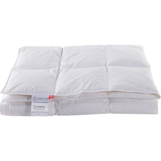 Dobbeltdyne 240x220 cm - Classic Lux - moskusdun - sval - Ringsted Dun