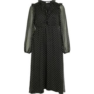 Viharley Langærmet Midikjole