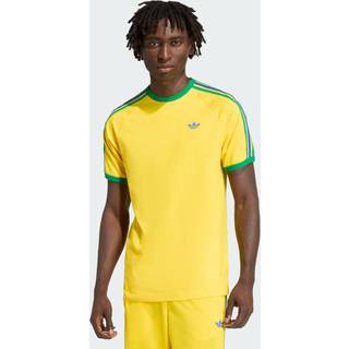 adidas Originals 3 Stripes T Shirt Yellow