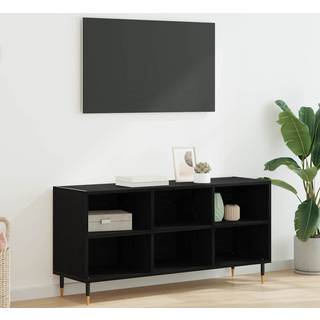 TV-skab Sort eg 103,5 x 30 x 50 cm Konstrueret træ