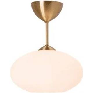 Bullo Plafond Ø27 - Messing/Opalglas - Belid