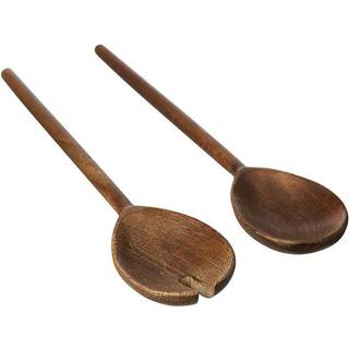 Ernst Salatbestik Træ Mørkebrun