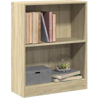 Bogreol 40 X 24 X Spånplade Sonoma-Eg - 60 cm / 76 cm