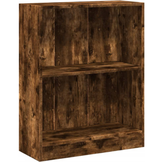 Bogreol 60X24X Konstrueret Træ Sonoma-Egetræsfarve Røget Eg - 60 cm / 76 cm