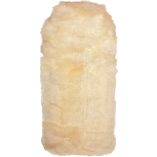 Bozz Siddepude Lammeskind Langhåret, White
