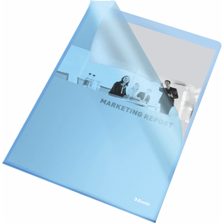 Esselte Omslag 115my A4 pose a 10 Blå