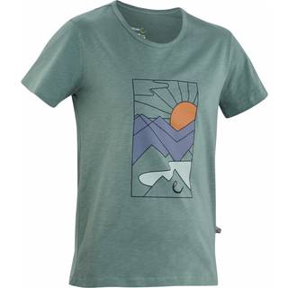 Edelrid Women's Highball T-Shirt V T-shirt Damer størrelse XL farve turkis