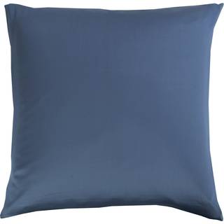 Bambus pudebetræk - 60x63 cm - 100% Naturligt bambus - Nature By Borg - Blåt satinvævet pudebetræk