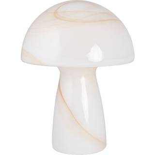 Globen Lighting Fungo 22 bordlampe, hvid/beige, Ø22 cm