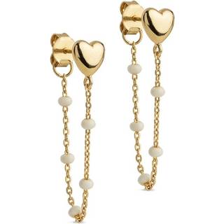 Enamel Copenhagen - Enearrings, Lola Heart E441G - Daisy