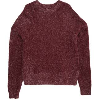 Piumo Glitter Striktrøje, Rose Wine, 146-152 cm