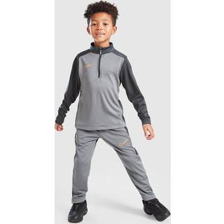 Nike Academy 1/4 Zip Tracksuit Children, Grå - 3-4Y