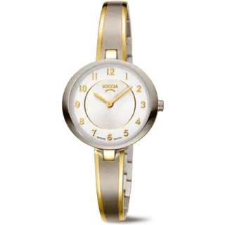 Boccia 3377-01 Damenuhr Quarz Titan Zweifarbig