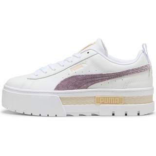 PUMA Mayze Velvet Dream Sneakers Women, Shoes, White/Plum Jam, 40