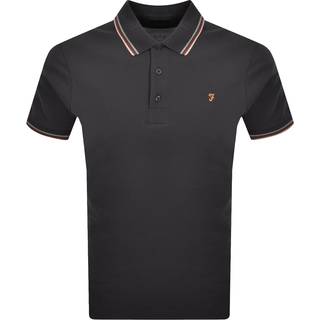 Farah Elton Polo T Shirt Grey
