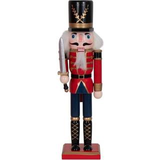 Nøddeknækker 30 cm - Med sværd i hånden - Klassisk og elegant julefigur