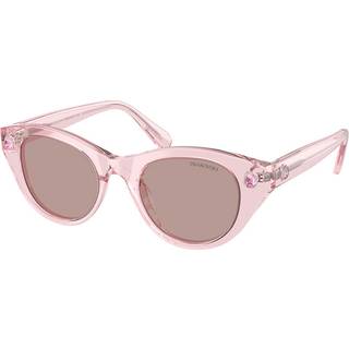 Swarovski SK6025F Asian Fit 30017N 48 Solbriller Kvinder Lyserød - Transparent Pink - 48mm