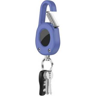 Apple AirTag 1/2 Clip-And-Go etui med karabinhage - Blå